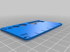 Credit Card Tool 3D Printer Model