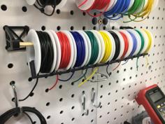 Peg Board Wire Holder 3D Printer Model