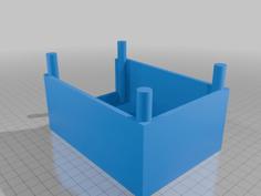 Stackable Organizer With Stable Base And Top Bin 3D Printer Model