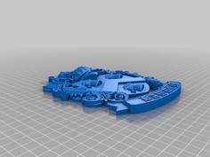 Bawden Family Crest 3D Printer Model