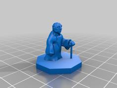 Gnome Wizard 3D Printer Model