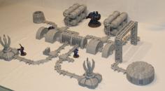 Wargaming Compatible Terrain: Pipelines (28mm) 3D Printer Model