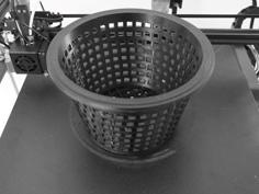 Customizable Round Pool Skimmer Basket 3D Printer Model