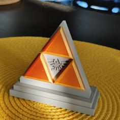 Legend Of Zelda Triforce Standee 3D Printer Model