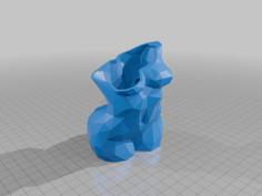 Sexy Female Planter 3D Printer Model