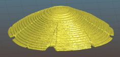 The Hat Extracted ( Asian Style Hat ) – From Maestro Dohko De Libra Model By BloodStained 3D Printer Model