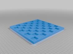 Simple Chessboard 3D Printer Model