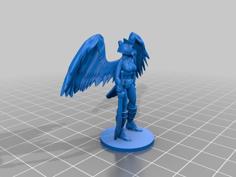 Thena – Owlfolk Rogue – Dungeons & Dragons Mini 3D Printer Model