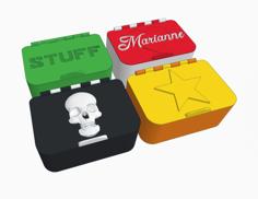 Gift/Toy Boxes – Different Lids Available 3D Printer Model