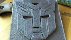 Autobot Transformer Badge 3D Printer Model