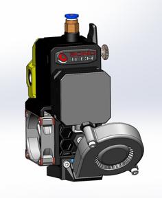 X-Carriage For Bondtech Prusa Extruder MK2.5S And MK3S (Revised X-Axis) 3D Printer Model