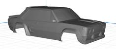 Fiat 131 Abarth Body Car 3D Printer Model