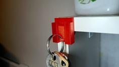 Simple Key Holder (detachable) 3D Printer Model