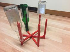 Bottle Drying Rack – Foldable 3D Printer Model