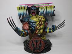 WICKED MARVEL WOLVERINE BUST: TESTED AND READY FOR 3D PRINTING 3D Printer Model