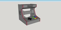 Nintendo Switch NX Arcade Cabinet 3D Printer Model