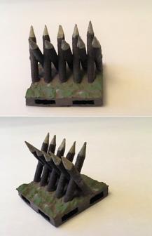 Anti-Cavalry Spikes (Cheval De Frise) 3D Printer Model