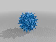 ESCHER STAR RHOMBICOSIDODECAHEDRAL POLYKNOT 1 3D Printer Model