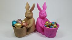 Easter Bunny Toy/Pot/Planter 3D Printer Model