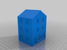 FOW Mediterranean Village – Restaurant/Store V2 3D Printer Model