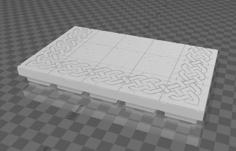 Basic Dwarven Halls Celtic Floors (Dungeon Blocks Compatible) 3D Printer Model