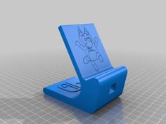 Bluey Nintendo Switch Lite Charging Stand 3D Printer Model