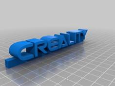 Creality Logo 3D Printer Model