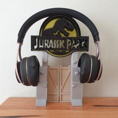 Jurassic Park Headphone Stand Or Ornament 3D Printer Model