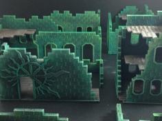 “Bizarrchitecture” Arcane Ruins (15mm Scale Base Set) 3D Printer Model