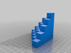 Block Stairs 3D Printer Model