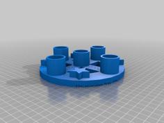 Advent Wreath 3D Printer Model