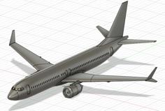 Boeing 737-800 3D Printer Model