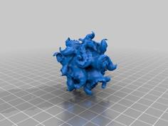 Modified Quaternion IFS 3D Fractal 3D Printer Model