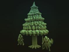 Evergreen Tree 3D Printer Model