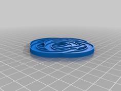 Borromean Coaster 3D Printer Model