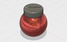 Potion Bottle With Cap 3D Printer Model