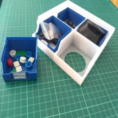 Organizador De Cajas De Tornillos – Screw Box Organizer 3D Printer Model