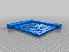 Harry Potter House Badge Book Shelf Corner Bracers 3D Printer Model