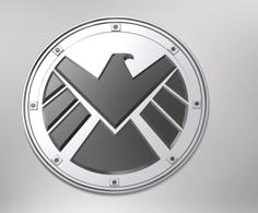 Marvels Agents Of Shield Logo / Badge 3D Printer Model