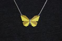 Multi-Color Butterfly Necklace 3D Printer Model