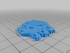 Pokémon Bulbasaur Key Chain 3D Printer Model