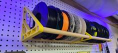 Filament Rack – Wall Mounted 3D Printer Model