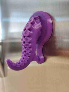 Magnetic Tentacle Hook 3D Printer Model