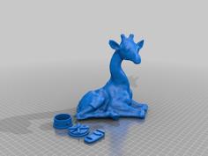 Giraffe Bank 3D Printer Model