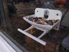 Suction Cup Mount – Window Bird Feeder 3D Printer Model