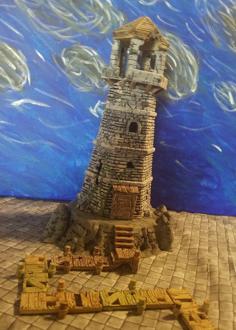 The Abandoned Lighthouse 3D Printer Model