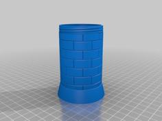 Castle Dice Container 3D Printer Model