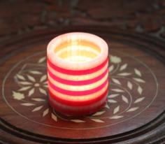 Festive Votive Candleholder 3D Printer Model