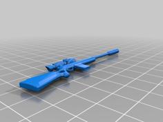 Fallout New Vegas Varmit Rifle All Mods 3D Printer Model