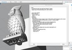 Owl Test Print – 35 Mm 3D Printer Model